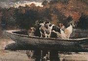 Winslow Homer Waiting for the Start (mk44) oil painting reproduction